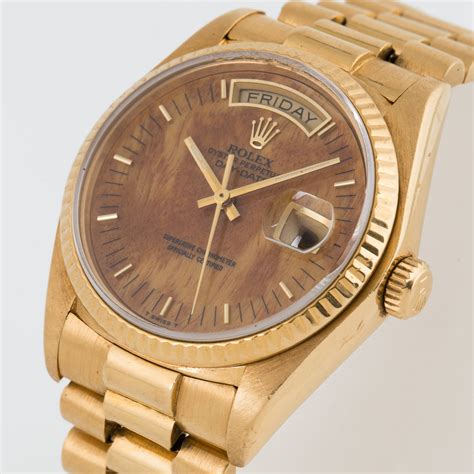 wooden dial rolex|rolex day date stone dial.